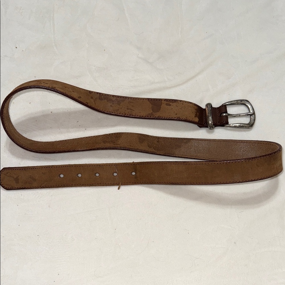 KUDOS genuine leather made in Canada XL leather belt 45 inches long